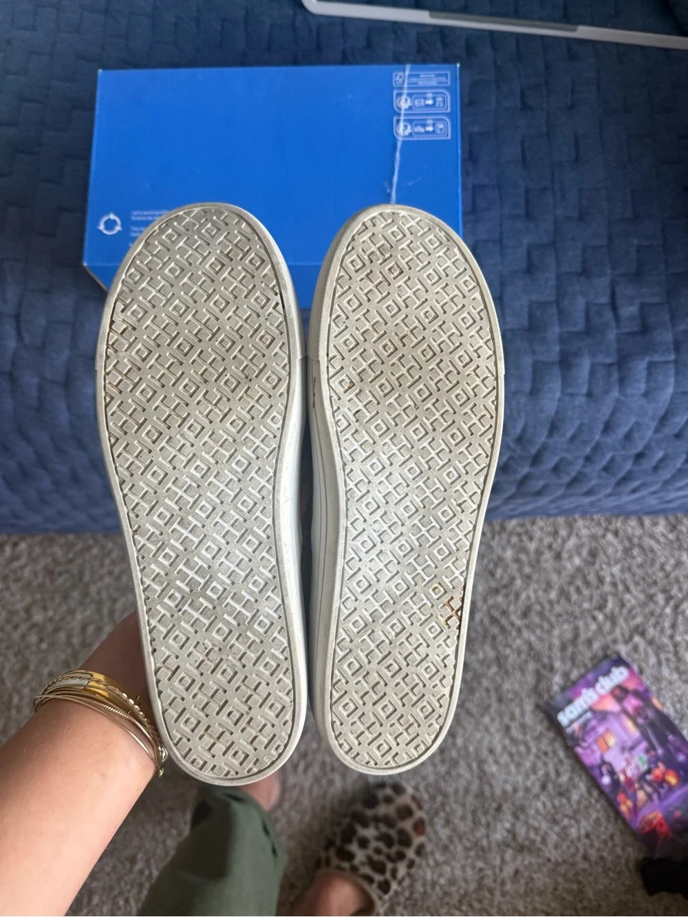 Tory Burch perforated leather